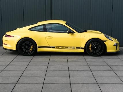 gele Porsche 911 R te koop