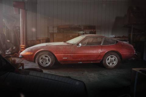 ultieme schuurvondst 1969 Ferrari 365 GTB/4 Daytona Berlinetta Alloy