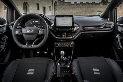 Ford Fiesta 1.0 EcoBoost 140 pk ST-Line interieur (2017)