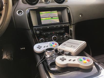 Nintendo SNES in de auto: dat doe je zo