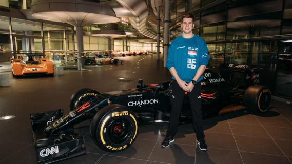 winnaar van McLaren's World's Fastest Gamer