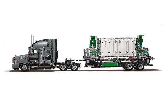 Mack-vrachtwagen van Lego is twee vrachtwagens tegelijk