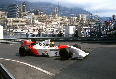 McLaren MP4/8A van Ayrton Senna
