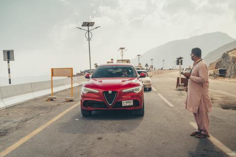 Alfa Romeo Stelvio Quadrifoglio (voorkant)