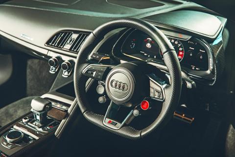 Audi R8 (binnenkant)