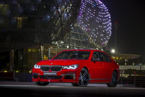 BMW M760Li Imola Red