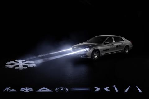Digital Light projecteert augmented reality op de weg