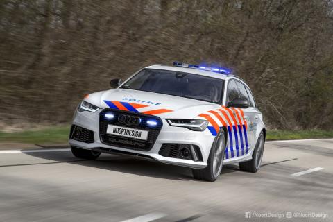 Audi RS 6 voor de politie