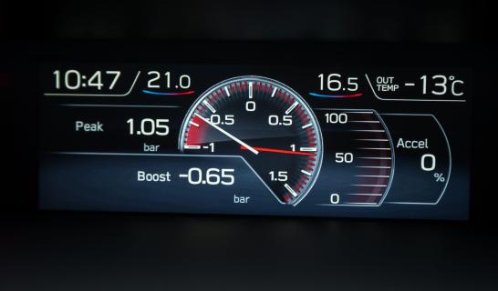 Subaru WRX STI meter (2018)
