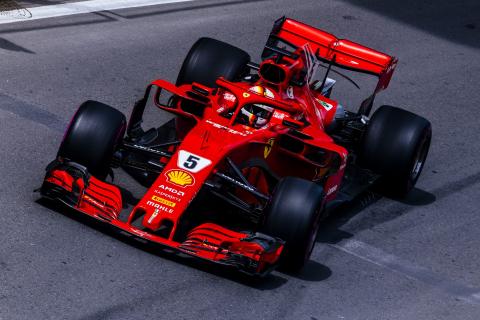 1e vrije training van de GP van Monaco 2018