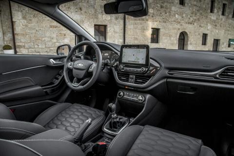 Ford Fiesta 1.0 EcoBoost 100 pk Vignale interieur (2018)