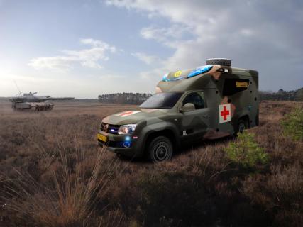 Volkswagen Amarok Ambulance tamlans nieuwe ambulance defensie