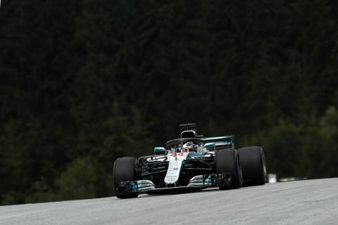 3e vrije training van de GP van Oostenrijk 2018