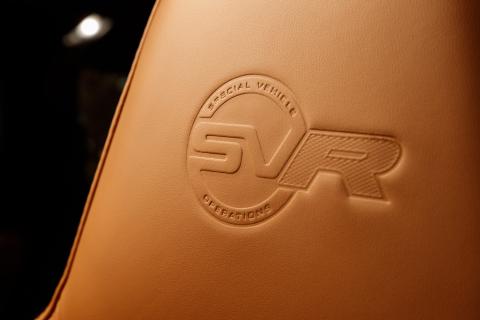 Range Rover Sport SVR badge (2018)