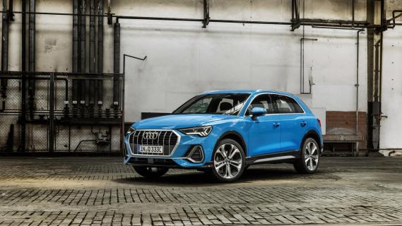 Audi Q3 2018 blauw