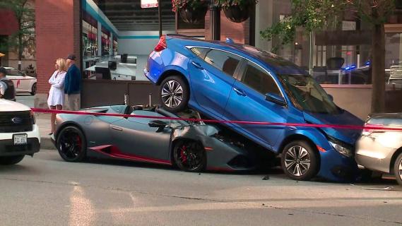Lamborghini Huracán lost parkeerprobleem op