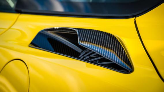 Chevrolet Corvette ZR1 2018 koolstofvezel luchtinlaat