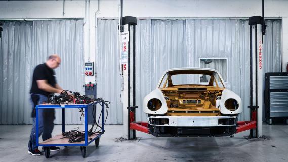 Porsche 993 Turbo brug restauratie
