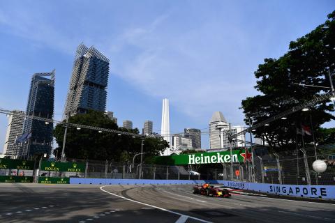 3e vrije training van de GP van Singapore 2018