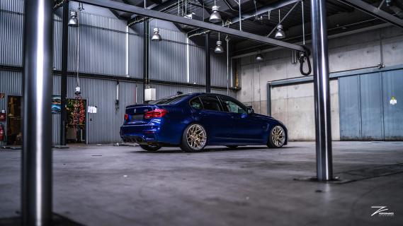 BMW M3 F80 gouden wielen