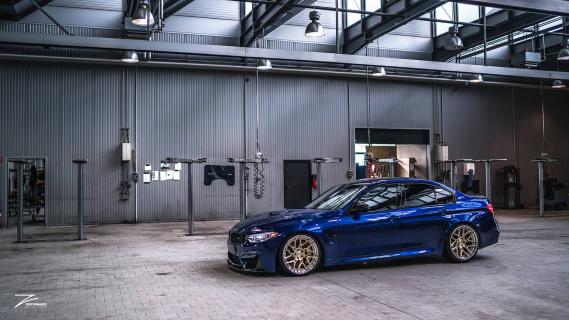 BMW M3 F80 gouden wielen