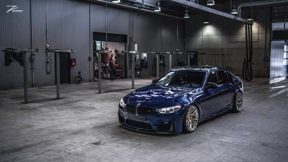 BMW M3 F80 gouden wielen