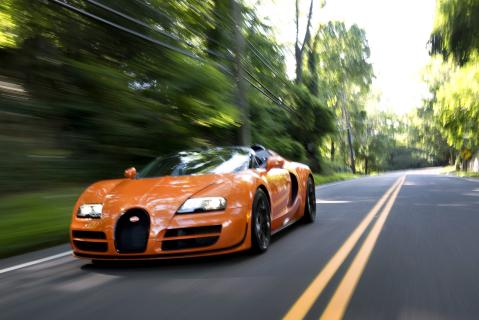 Bugatti Veyron 16.4 Grand Sport Vitesse oranje