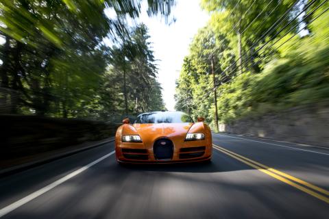 Bugatti Veyron Oranje