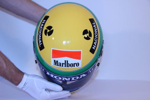 F1 collectie helm van senna
