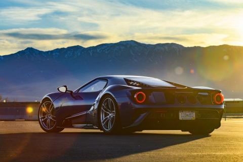 2019 Ford GT blauw