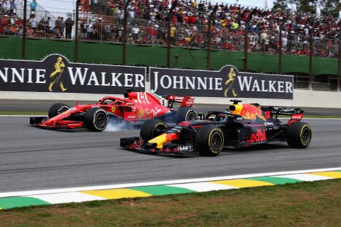 Sebastian Vettel Daniel Ricciardo GP Van Brazilie