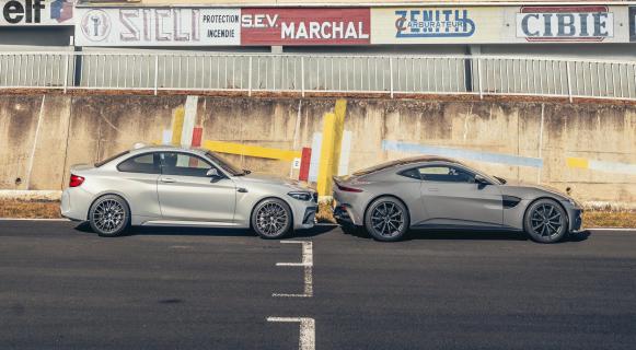 BMW M2 Competition vs Aston Martin Vantage