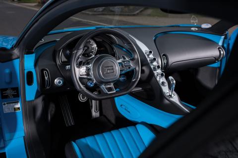 Bugatti Chiron interieur