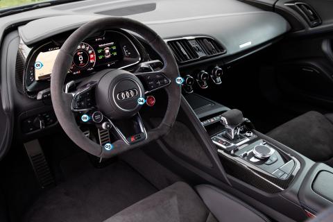 Audi R8 V10 Perfomance 2019 interieur
