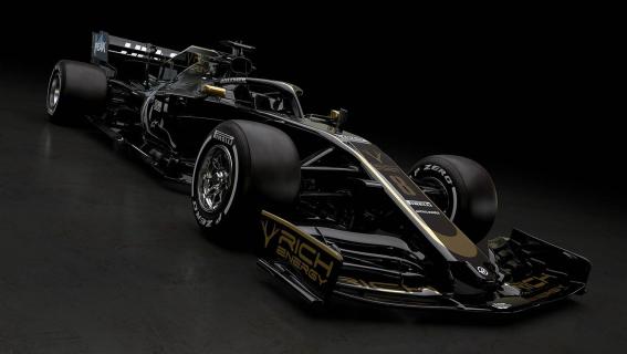 auto van Haas F1 Team VF-19