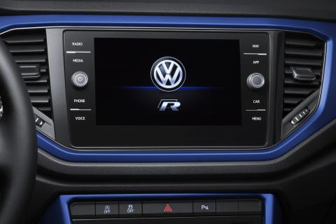 Volkswagen T-Roc R 2019 navigatie scherm