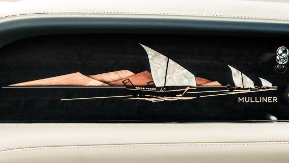 Bentley Bentayga Mulliner Pearl of the Gulf interieur