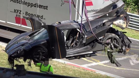 Koenigsegg one:1 crashKoenigsegg one:1 crash