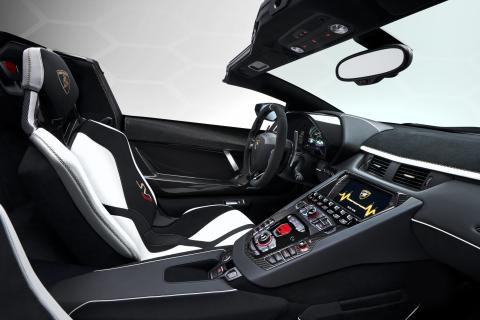 Lamborghini Aventador SVJ Roadster 2019 interieur dashboard
