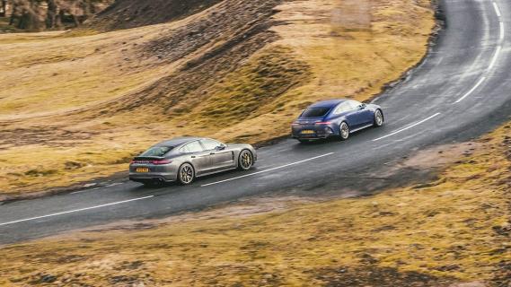 Mercedes-AMG GT 63 S 4Matic+ 4-Door Coupé vs Porsche Panamera Turbo S E-Hybrid