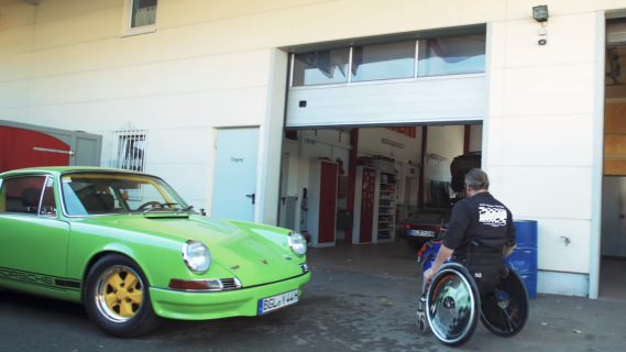Porsche 911 zonder pedalen