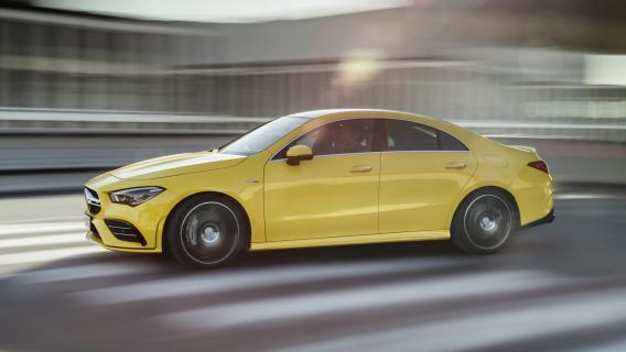 Mercedes-AMG CLA 35 2019 geel