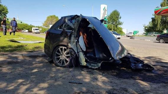 Audi Q7 Crash doormidden Rusland