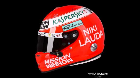 Niki Lauda Helm Vettel