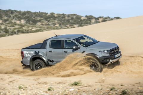 Ford Ranger Raptor zand duin