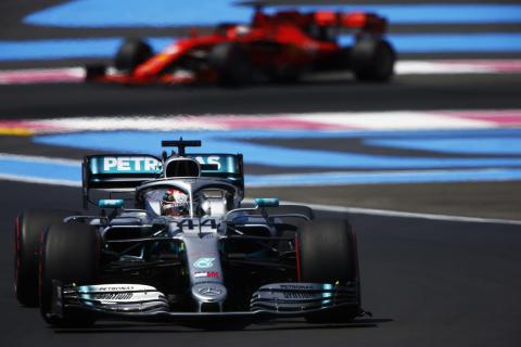 Mercedes op Circuit Paul Ricard 2019