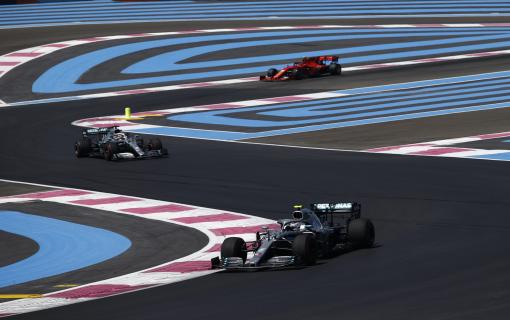kwalificatie GP van Frankrijk 2019 Mercedes Ferrari