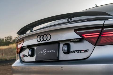 Gepantserde Audi RS 7 lichten APR
