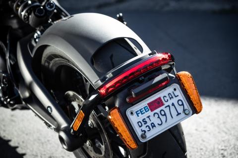 Harley-Davidson Livewire achterlicht kentekenplaat