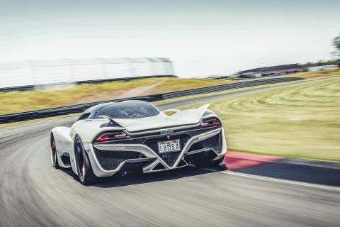 SSC Tuatara rijdend